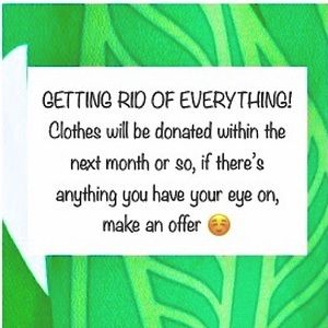 GETTING RID OF EVERYTHING!